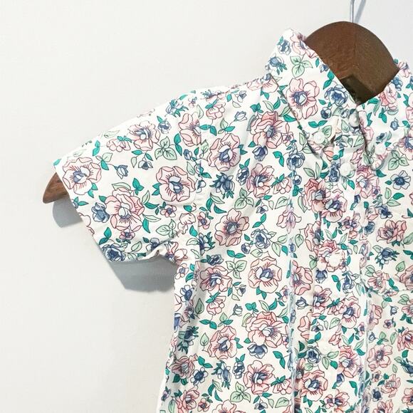 Crewcuts by J. Crew NEW Floral Button Down Shirt Size 2T - Picture 3 of 8